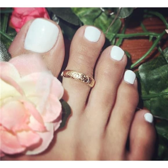 Gold Fill Adjustable Toe Ring for Women | Made in USA - Picture 3 of 5